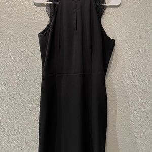 Black midi dress